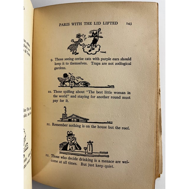 Burnt Orange 1927 Paris With the Lid Lifted Book For Sale - Image 8 of 10