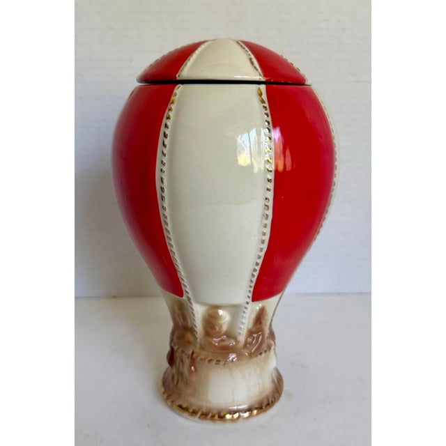 Vintage Paul Lux 1969 Ceramic Hot Air Balloon Liquor Decanter For Sale In Los Angeles - Image 6 of 11