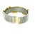 1990s Bulgari Parentesi Tubogas 18k Gold & Stainless Steel Cuff Bracelet For Sale In Miami - Image 6 of 12
