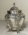 1910s Antique George Nathan & Ridley Hayes Decorated Figural Sterling Silver Tea Caddy For Sale - Image 5 of 17