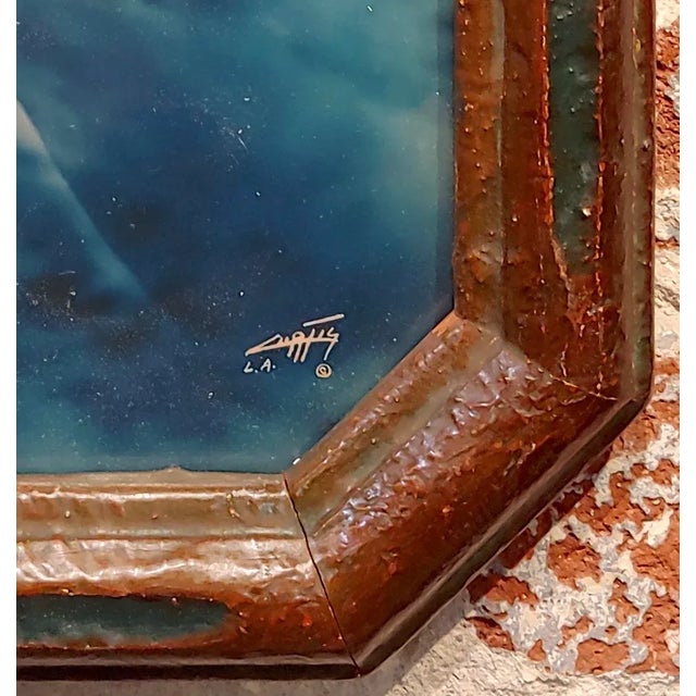 Edward Sheriff Curtis 1910s Floating Aphrodite-Blue Toned Silver Gelatin Photo For Sale - Image 4 of 7