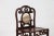 Chinese Antique Rosewood Side Chair with Open Fretwork and Marble Medallion For Sale - Image 12 of 13
