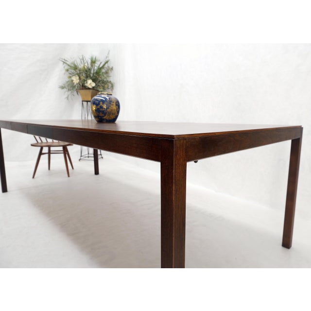 John Stuart John Stuart Two Tone Leaves Mid-Century Modern Rectangle Dining Table For Sale - Image 4 of 12