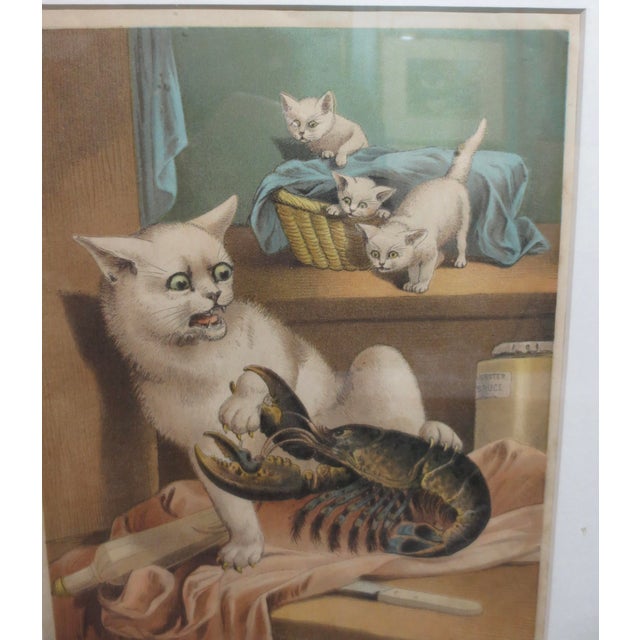 Late 19th Century Meg and the Lobster Chromo-Litho Print English 1881 For Sale - Image 5 of 6