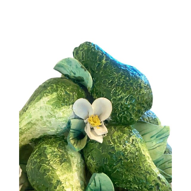 Trompe l'Oeil Avocado Bowl For Sale - Image 4 of 8