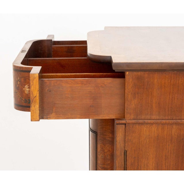 Brown Edwardian Paint-Decorated Satinwood Commode For Sale - Image 8 of 9