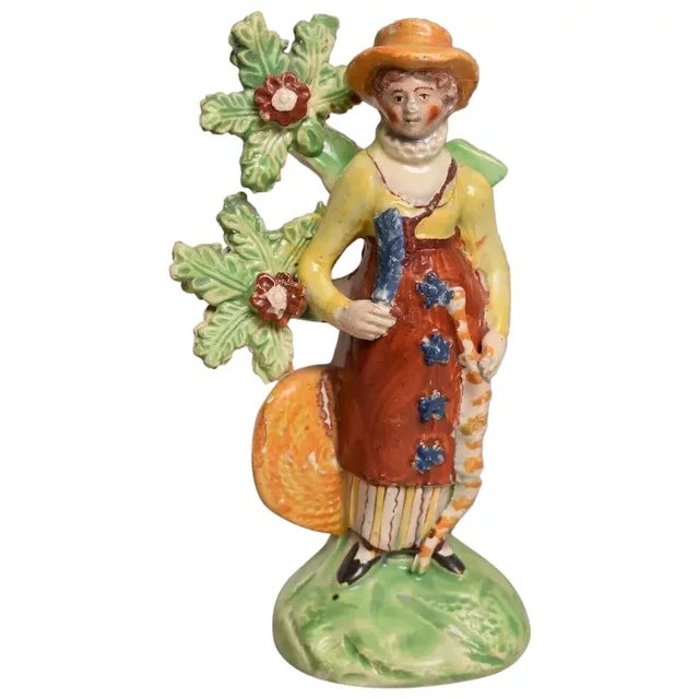 Ceramic Antique Early 19th Century English Staffordshire Pearlware Pottery For Sale - Image 7 of 7