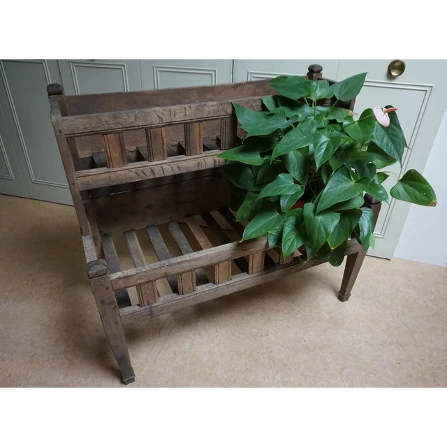 Early 19th Century Oak Garden or Porch Planter Stand For Sale - Image 6 of 18