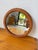 Vintage Round Wicker Mirror, 1960s For Sale - Image 15 of 17