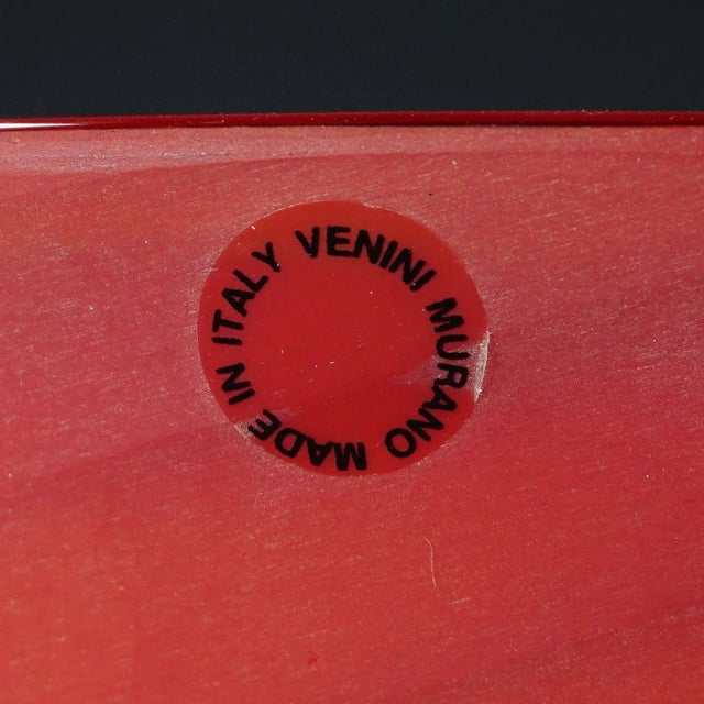 Black Manto Murano Vase by Rodolfo Dordoni for Venini For Sale - Image 8 of 11