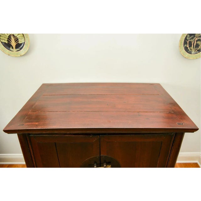 Antique Chinese Ming Lacquered Wedding Cabinet For Sale - Image 4 of 13