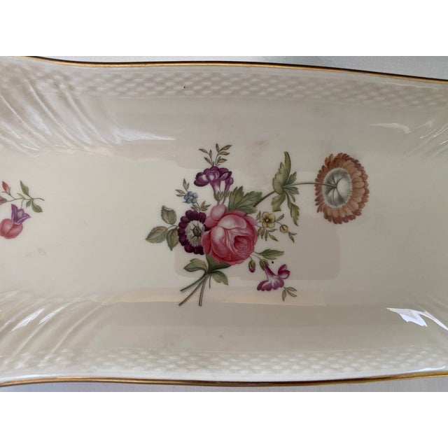 Royal Copenhagan Vintage Hand-Painted Porcelain Frijsenborg Celeriac Dish No 1867 From Royal Copenhagen For Sale - Image 4 of 4