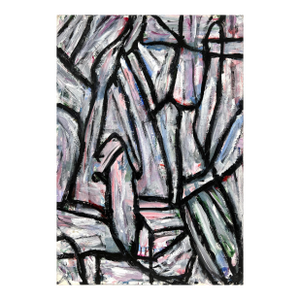 Bay Area Abstract Expressionist Oil on Illustration Board Honora Berg Berkeley