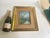In a Gold Frame, an original oil Painting. Representing a River and Trees It has been made in France circa in the Early XX...