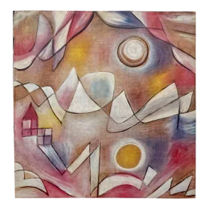 Paul Klee Vintage 1955 First Edition Modernist Lithograph Print " Arctic Thaw " 1920