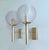 1970s Vintage Brutalist Glass Sconces from Doria Leuchten, Germany, Set of 2 For Sale - Image 5 of 17
