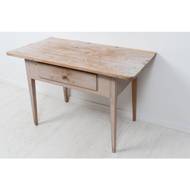 Gray Swedish Folk Art Pine Table, 1840s For Sale - Image 8 of 13