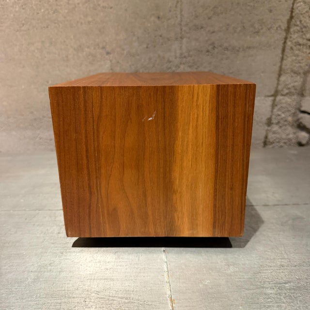 Vintage Walnut Wood Dental Crown Prosthetic Cabinet Jewelry Box For Sale In San Diego - Image 6 of 10