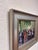 Impressionist Lunch Time in Provence by Jan S. Haughom | Acrylic Painting of people dining outdoors in a café For Sale - Image 3 of 4
