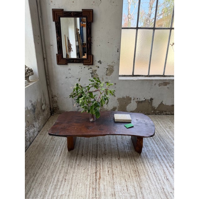 Brutalist Handcrafted Coffee Table, 1950s For Sale - Image 11 of 18