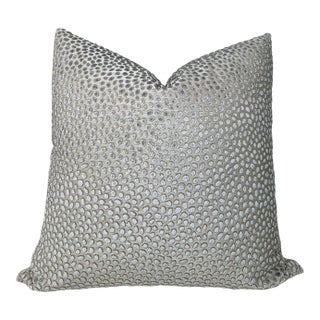 Cosma Velvet Pillow Covering Grey, 22x22 Pillow For Sale