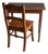 Antique Oak Writing Desk with Chair, Set of 2 For Sale