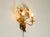 Gold-Plated and Hand-Painted Florentine Wall Lamp with Two Sockets, 1960s For Sale - Image 4 of 18