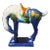Vintage Blue Chinese Tang Dynasty Style Sancai Glaze War Horse Marked (H1) For Sale