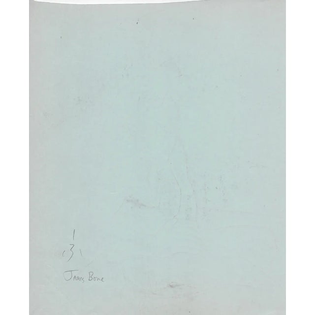 Figurative James Bone Male Nude Seated on Floor For Sale - Image 3 of 3