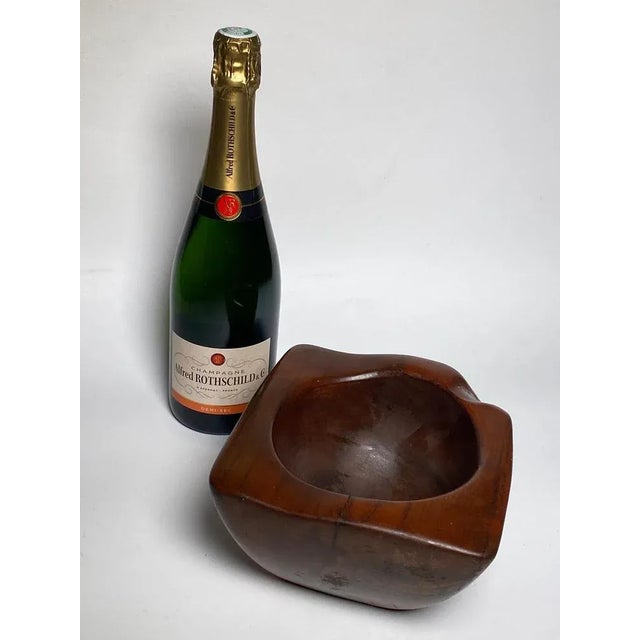 Brutalist Wood Ashtray, 1950s For Sale - Image 11 of 12