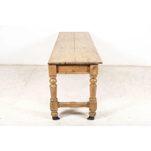 Large 19th Century Welsh Pine Post Office Sorting Table For Sale - Image 4 of 14
