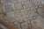 1890s Gray Star Medallion Folk Art Trellis-Lattice Antique American Hooked Rug For Sale - Image 12 of 15