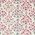 Sanderson Ottoman Flowers Fabric in Cherry/Indigo - a Sample For Sale