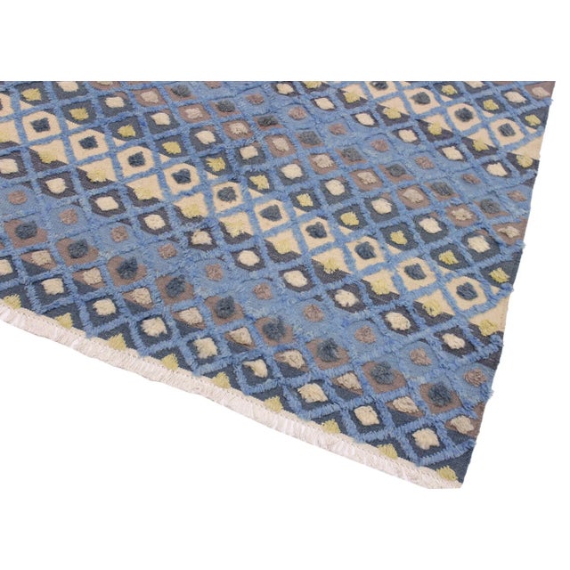 Make a statement in your home with this meticulously hand-knotted high-low pile Moroccan wool rug. An intricate design...