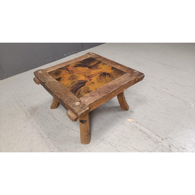 Vintage Brutalist Copper-Plated Coffee Table, 1970s For Sale - Image 4 of 9