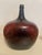 Glass Early 20th Century French Demijohn Wine Bottle Jug Handblown Amber Brown Glass 18" For Sale - Image 7 of 12