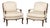 Louis XV Style Upholstered Walnut Bergeres, Pair For Sale