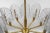 Gold Large 10-Light Chandelier in the Style of Carl Fagerlund for Orrefors, 1960s For Sale - Image 8 of 10