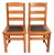 Limbert Antique Mission Oak Arts & Crafts Ladder Back Dining Chairs, Pair For Sale
