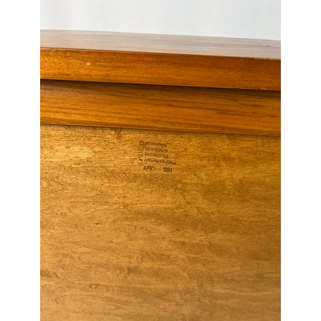 Vintage Kittinger Colonial Revival Knotty Pine Small Chest of Drawers For Sale - Image 17 of 17