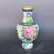 White Pair of Vintage Cloisonné Enamel Peony Vases With Bird Motif For Sale - Image 8 of 9