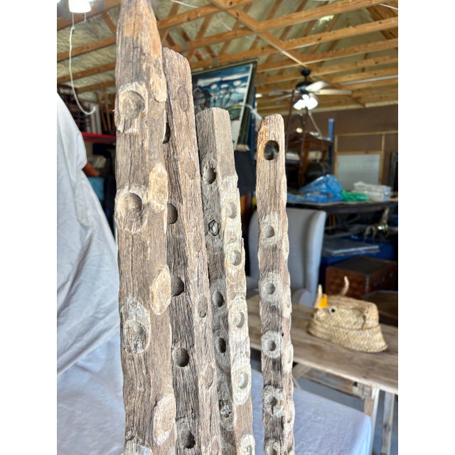 Early 20th Century French Wooden Oyster Sticks - Set of 4 For Sale - Image 12 of 12