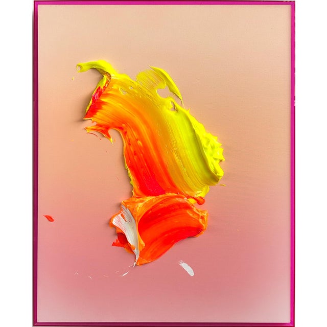 Contemporary Abstract Acrylic on Canvas "Dopamine" by Nikolaos Schizas For Sale - Image 6 of 6