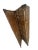 Vintage Rattan 3 Panel Honey Brown Folding Screen or Room Divider, Metal Corners For Sale - Image 4 of 6