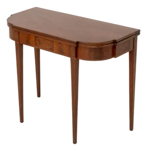 George III Style Mahogany Flip-Top Table