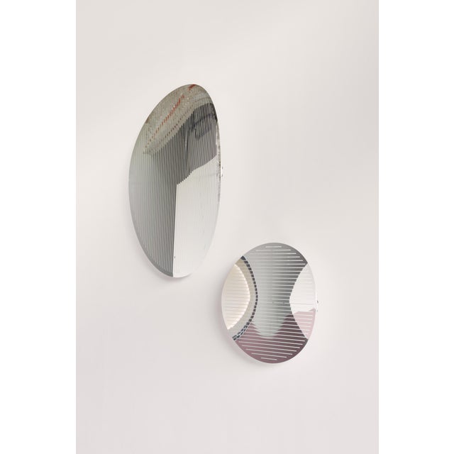 Metal Echo Concave Mirror by Martens & Visser For Sale - Image 7 of 9