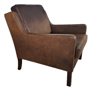 Vintage Leather Lounge Chair, 1960s