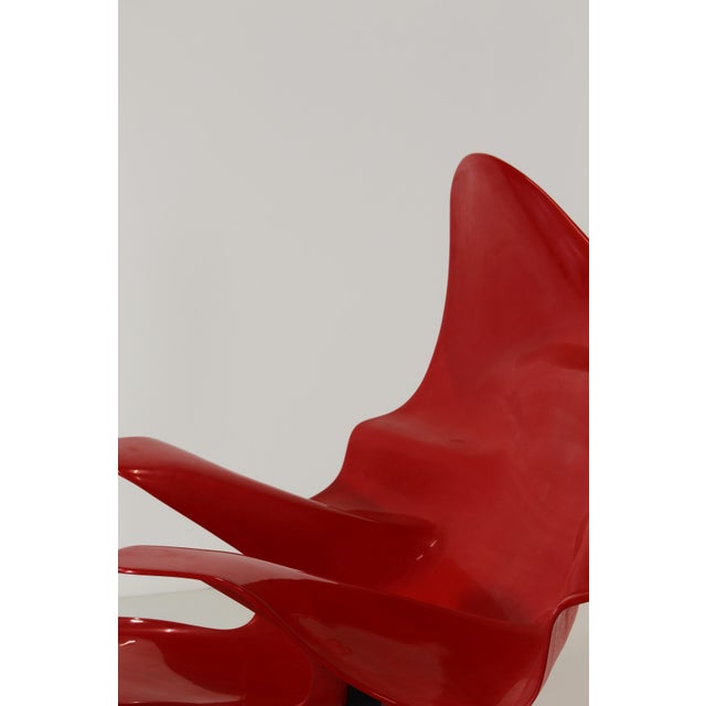 Red Red Elephant Lounge Chair by Bernard Rancillac, 1960s For Sale - Image 8 of 14