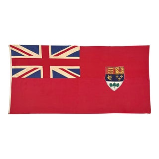 Vintage Cotton Flag of Canada, Red Ensign For Sale