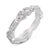 Contemporary Vintage Mixed Cut Diamond Platinum Eternity Band, Size 5 For Sale - Image 3 of 6